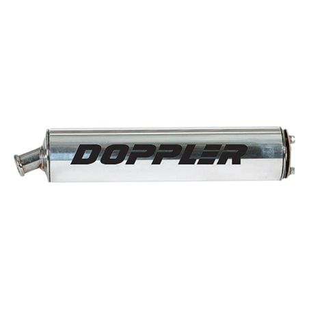 Silencieux Doppler ER1 alu poli 3 Fixations