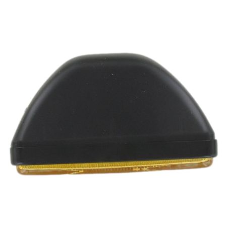 Phare avant noir universel 160mm – Culot BA20d cabochon jaune