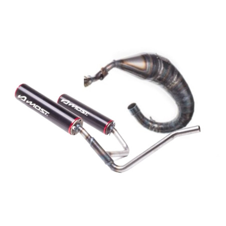 Pot d'échappement Most 50cc 70cc double sortie Sherco 50