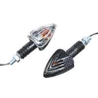 Clignotant Watts Triangle carbone transparent
