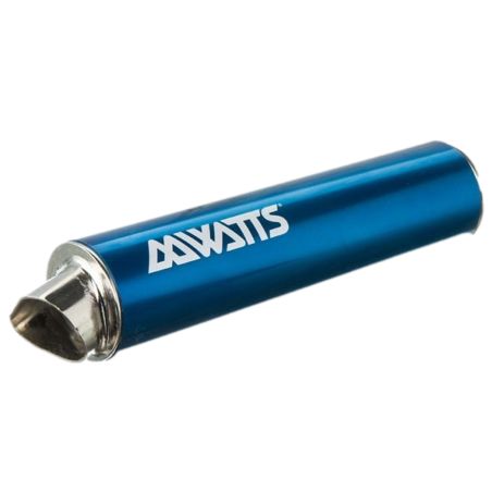Silencieux d’échappement WATTS Bleu et Chrome