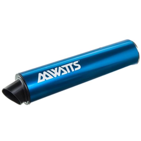 Silencieux d’échappement WATTS Bleu et Noir