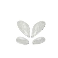 Tulipa de intermitente transparente compatible con Piaggio NRG MC2 / NTT.