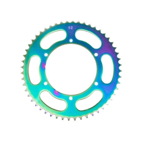 Couronne acier 420 - 52 dents Derbi GPR - DRD Limited - XR6 - RS50 Titane Bleu