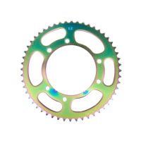 Corona acero 420 - 52 dientes Derbi Senda X-Race / X-treme / XP6 / XPS / MRT / DT Titanio Azul