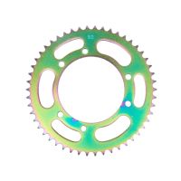 Corona acero 420 - 50 dientes Derbi Senda X-Race / X-treme / XP6 / XPS / MRT / DT Titanio Azul