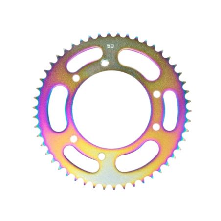 Couronne acier 420 - 50 dents Derbi DRD Pro - Racing Titane Bleu