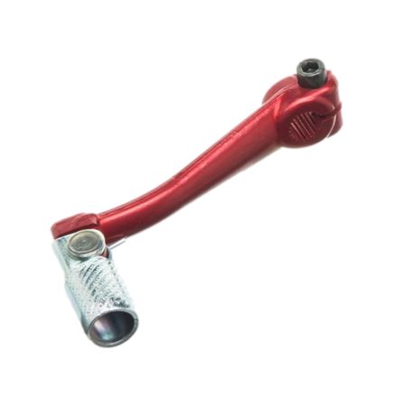 Selector de cambios corto Watts Minarelli AM6, plegable y de color rojo