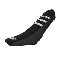Funda de asiento Mecaboite Doppler adaptable Rieju MRT a partir de 2009 – Negro / Blanco