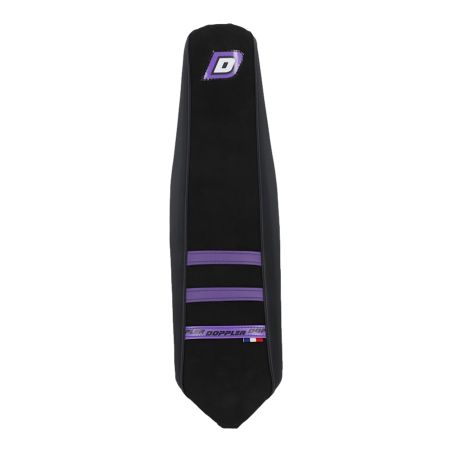 Housse de selle Mecaboite Doppler adaptable Rieju MRT après 2009 – Noir / Violet