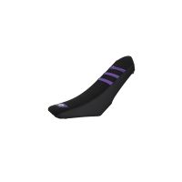 Housse de selle Mecaboite Doppler adaptable Sherco SM-R après 2013 – Noir / Violet