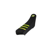 Housse de selle Mecaboite Doppler adaptable Sherco SM-R après 2013 – Noir / Jaune Fluo