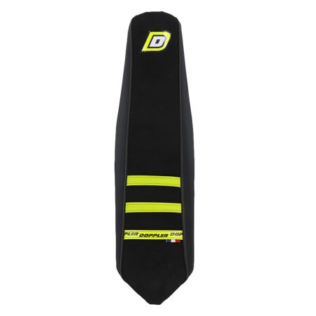 Funda de asiento Mecaboite Doppler adaptable Sherco SM-R a partir de 2013 – Negro / Amarillo Fluo