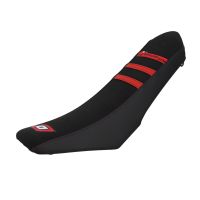 Funda de asiento Mecaboite Doppler adaptable Beta RR Factory / RR Motard Track 2005 a 2010 – Negro / Rojo