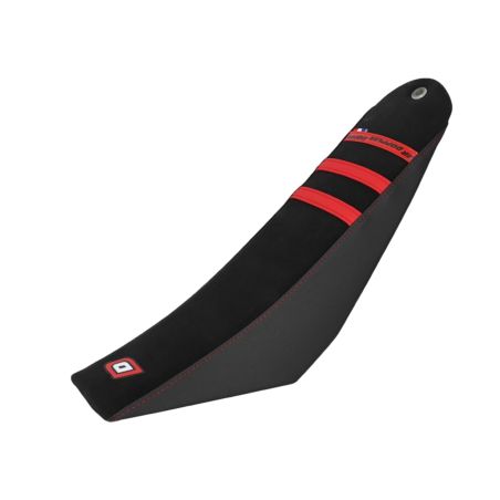 Funda de asiento Mecaboite Doppler adaptable Beta RR Factory / RR Motard Track a partir de 2011 – Negro / Rojo