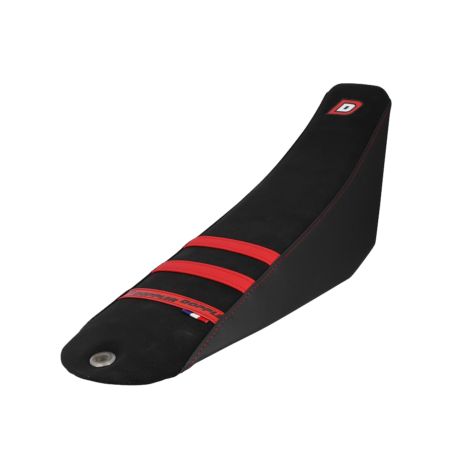 Funda de asiento Mecaboite Doppler adaptable Beta RR Factory / RR Motard Track a partir de 2011 – Negro / Rojo