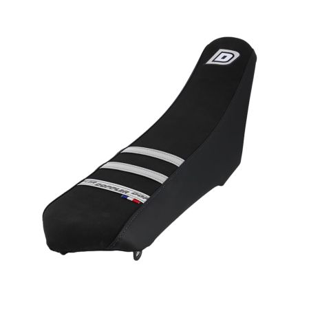 Funda de asiento Mecaboite Doppler adaptable Beta RR Factory / RR Motard Track a partir de 2011 – Negro / Blanco