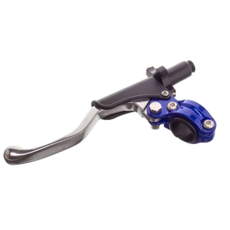Levier d'embrayage complet cross enduro bleu