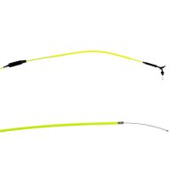 Cable de gas Doppler Teflon – Booster / BW’S Amarillo fluorescente – Completo