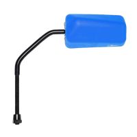 Espejo retrovisor F1 Rubber Azul Fluorescente Mate Reversible