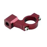 Soporte de retrovisor Watts Aluminio Rojo Ø8mm rosca derecha