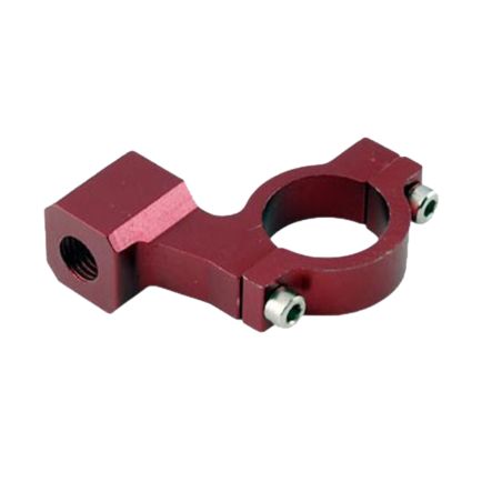 Soporte de retrovisor Watts Aluminio Rojo Ø8mm rosca derecha