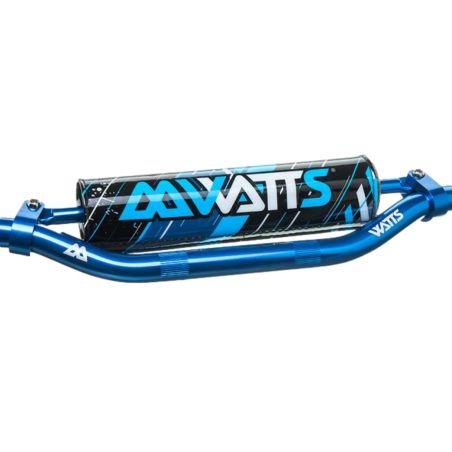Manillar WATTS con barra 22 mm azul + espuma WATTS