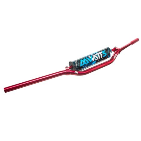 Guidon WATTS avec barre 22mm Rouge mousse WATTS