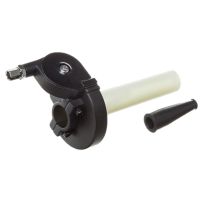 Puño de gas tipo cross de tiro rápido Watts Alu Negro