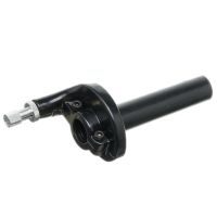 Puño de gas de tiro rápido Watts aluminio negro Ø22 / Ø28 mm
