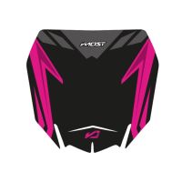 Kit de adhesivos para placa portafaro Most Yamaha 450 YZF 2018-2022 - Negro/ Rosa