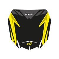 Kit de adhesivos para placa portafaro Most Yamaha 450 YZF 2018-2022 - Negro/Amarillo