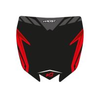 Kit de adhesivos para placa portafaro Most Yamaha 450 YZF 2010-2017 - Negro/Rojo
