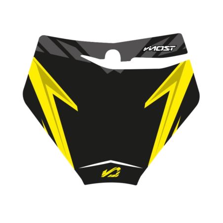 Kit de adhesivos placa portafaro Most KTM 125 SX 2019-2022 - Negro /Amarillo