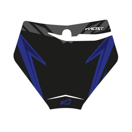 Kit déco de plaque phare Most KTM 125 SX 2019 à 2022-Noir / Bleu