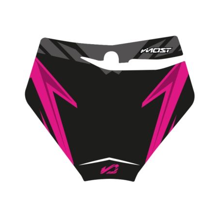 Kit de adhesivos placa portafaro Most KTM 125 SX 2019-2022 - Negro /Rosa