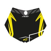 Kit déco de plaque phare Most KTM 125 SX 2007 à 2012-Noir/Jaune