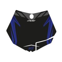 Kit de adhesivos placa portafaro Most KTM 125 SX 2007 a 2012 - Negro/ Azul