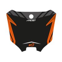 Kit déco de plaque phare Most Honda CRF 450 2021 à 2022-Noir/Orange