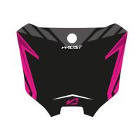 Kit de adhesivos placa portafaro Most Honda CRF 450 2020-2021 - Negro /Rosa