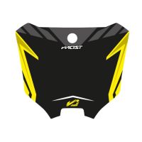 Kit de adhesivos placa portafaro Most Honda CRF 450 2020-2021 - Negro/ Amarillo