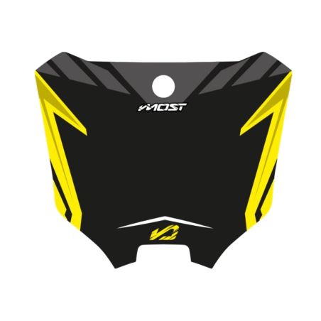Kit déco de plaque phare Most Honda CRF 450 2021 à 2022-Noir/Jaune