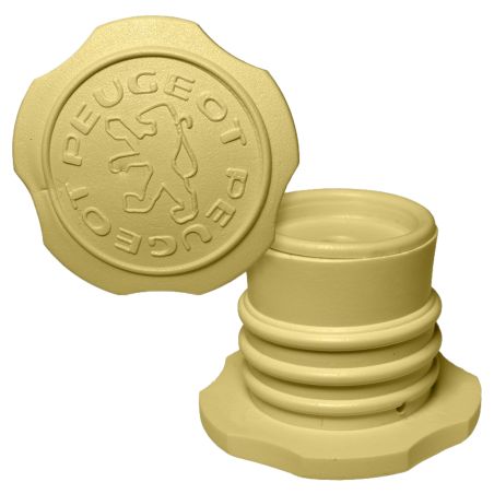 Bouchon de réservoir à pousser Peugeot 103 beige