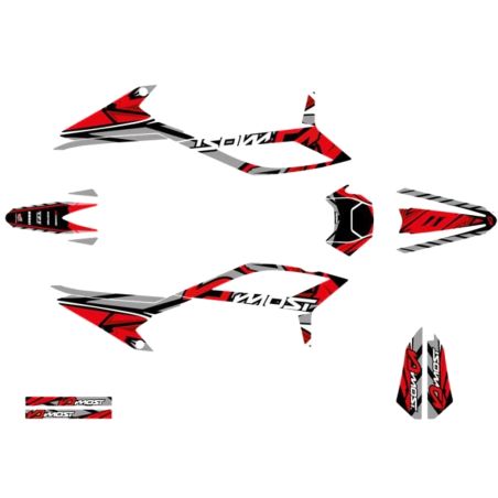 Kit déco Most V2 Beta 50 après 2021 - Holographique rouge