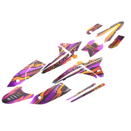 Kit decoración Most Fantic 50 Summer Edition 2023 holográfico mate XE XM