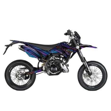 Kit déco Most chromé mat Beta RR 2012 à 2020 Violet bleu