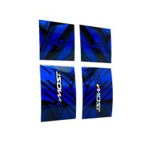 Kit déco fourche inversée Most holographique bleu