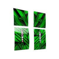 Kit déco fourche inversée Most holographique vert