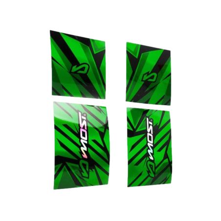 Kit déco fourche inversée Most holographique vert