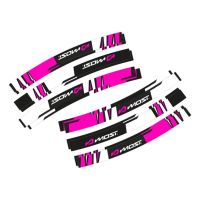 Kit decoración llantas moto Most Rosa